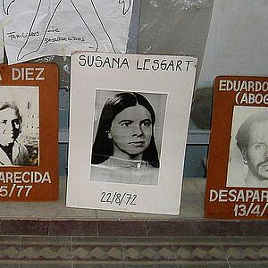 Bildaufnahmen von Opfern der argentinischen Militärjunta