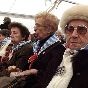 Survivors of the Auschwitz Concentration Camp