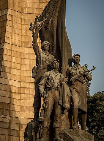 [Translate to Englisch:] Tiglachin-Denkmal für äthiopische und kubanische Soldaten in Addis Abeba